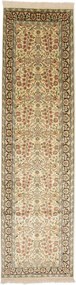 Cashmere Silk Tappeto 300x80 (Indian) Annodato A Mano