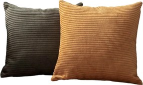 Federe decorative in set in velluto a coste 2 pz 43x43 cm – Mioli Decor