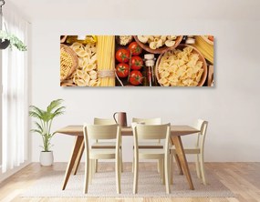 Quadro su tela – Varietà di pasta italiana