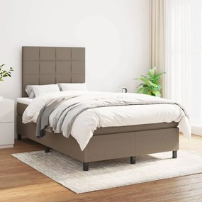 Giroletto A Molle Con Materasso Tortora 120x200 Cm İn Tessuto /