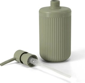 Set accessori bagno completo di 4 pz verde cannettato Arizona