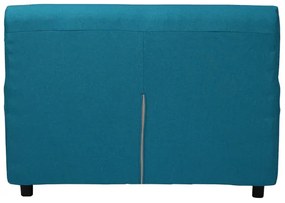 Divano 2 posti Turchese - tessuto sfoderabile 124 cm BOLOGNA
