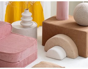 Gioco per psicomotricità marrone in velluto a coste 3 pz altezza totale 37 cm 75x49 cm Rainbow Montessori – Wigiwama