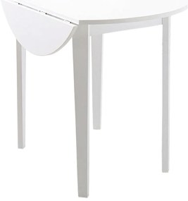Tavolo da pranzo pieghevole bianco Quer, ⌀ 92 cm Trento - Støraa