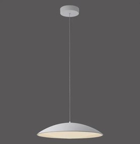 Schöner Wohnen 14607-16 - LED dimmerabile lampadario a sospensione con cavo LENTE LED/23W/230V Ø50 cm bianco