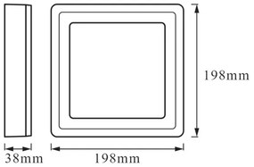 Ledvance - Plafoniera LED CLICK LED/15W/230V