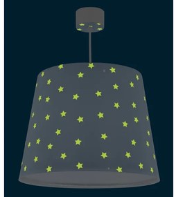 Dalber 82212T -  Lampadario per bambini STAR LIGHT 1xE27/60W/230V blu