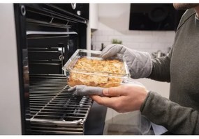 Tefal - Contenitore per alimenti 1,1 l MSEAL GLASS rosso/vetro