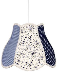 Lampadario a sospensione per bambini ZUZA 1xE27/60W/230V blu