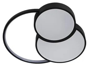 Plafoniera LED dimmerabile LED/60W/230V 3000-6500K nero +remote telecomando