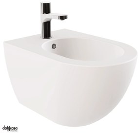 Azzurra Ceramica "Comoda" Bidet Sospeso Bianco Lucido