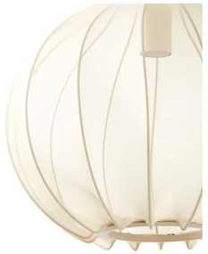 Lampadario beige con paralume in tessuto ø 39 cm Elati - Light &amp; Living