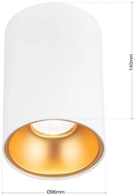 Orion - Faretto STARLIGHT 1xGU10/50W/230V bianco/oro