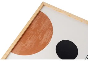 SET 3x Foto in cornice 50x70 cm beige/marrone