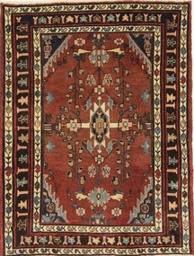 Hamedan Tappeto persiano 150x80 Rosso (Iran) Annodato A Mano