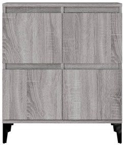 Credenze 3pz Grigio Sonoma 60x35x70 cm in Legno Multistrato