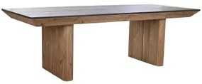 Tavolo da Pranzo DKD Home Decor Marrone Nero Pino 240 x 100 x 76 cm