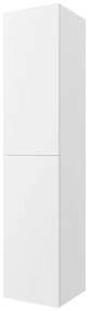 Colonna bagno sospesa 160 cm Melody bianco opaco con ante reversibili