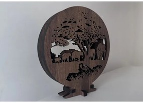 Li-Go 23610/DUB2 - Lampada decorativa da tavolo dimmerabile a LED LED/12W/230V 20x22 cm rovere