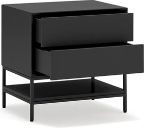 Comodino nero Platt – Teulat