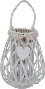 GEORGIE - lanterna in vimini tondo 16 x 40 cm