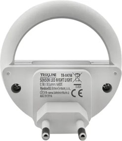 LED Luce notturna con sensore crepuscolare LED/0,5W/230V bianco