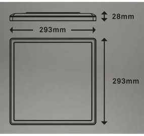 Briloner 7081-015 - Luce LED dimmerabile SLIM LED/18W/230V 2700-6500K + +TC