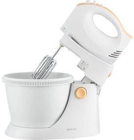 Sencor - Frusta a mano con ciotola rotante 500W/230V bianca