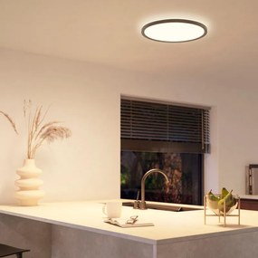 Plafoniera LED design Tento Hue White  Panel round M b Ø  cm, luce con 3 temperature di colore dimmerabile, 3000 lumen PHILIPS HUE