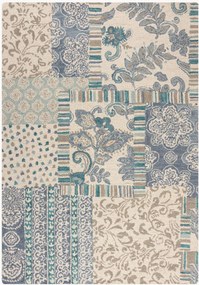 Tappeto in lana a pelo corto fatto a mano Eloise Patchwork