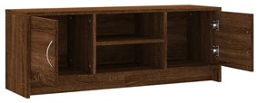 Mobile Porta TV Rovere Marrone 102x30x37,5 cm Legno Multistrato