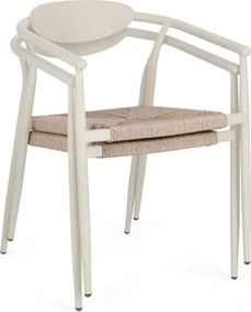 Sedia Da Esterno In Alluminio Con Braccioli Impilabile Linares Wall Bizzotto