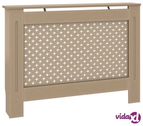 vidaXL Copertura per Radiatore 112x19x81,5 cm in MDF
