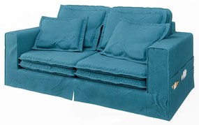 Divano azzurro 196 cm Nora – Ropez