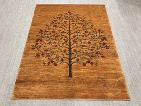 Loribaft Tappeto persiano 150x200 Giallo (Iran) Annodato A Mano