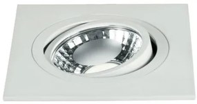 Incasso led orione bianco in alluminio 7w 650lm 4000k 9x9x5,7cm inc...