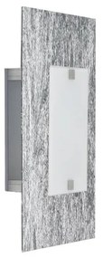 Applique glamour Leaf grigio 1X E27 LUMICOM