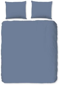 Biancheria da letto blu in flanella per letto matrimoniale/per letto prolungato 200x220 cm – Good Morning