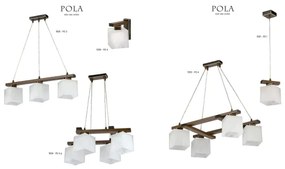 Jupiter 1093 - PO4 - Lampadario a sospensione POLA 4xE27/60W/230V