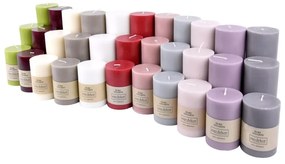 Candela bianca Friendly, durata di combustione 37 h Eco - Eco candles by Ego dekor