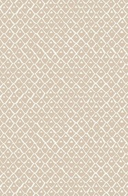 Josephine Munsey Tapete Pineapple Squares - Stepping Stone/ Hilles White