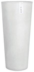 Vaso per piante e fiori AMSTERDAM ECOPOT'S in polipropilene grigio chiaro H 70 cm Ø 32 cm