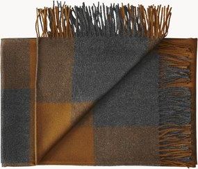 Coperta in baby alpaca con frange Caracas