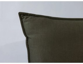 Letto matrimoniale in verde scuro imbottito con spazio contenitivo con griglia inclusa 180x200 cm Jade – Bobochic Paris