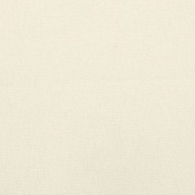 Cuscino per Panca Bianco Crema 150x50x7 cm in Tessuto Oxford