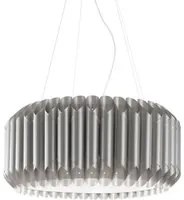 Sospensione 3 Luci Silver in Metallo Cromato Cm. 60 x 31h