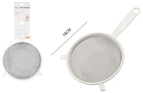 Trade Shop - Colino Setaccio Passino A Rete In Plastica Resina ø18cm Da Cucina Gancio 50544