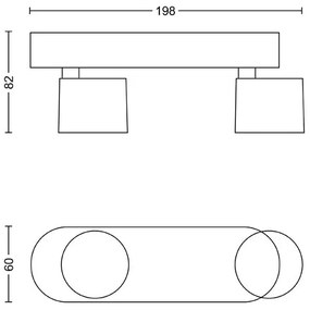 Philips - Faretto LED dimmerabile STAR 2xLED/4,5W/230V