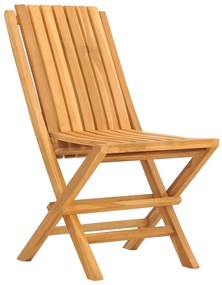 Sedie da Giardino Pieghevoli 2pz 47x47x89cm Legno Massello Teak