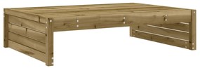 Set salotto da giardino 2 pz in legno impregnato di pino